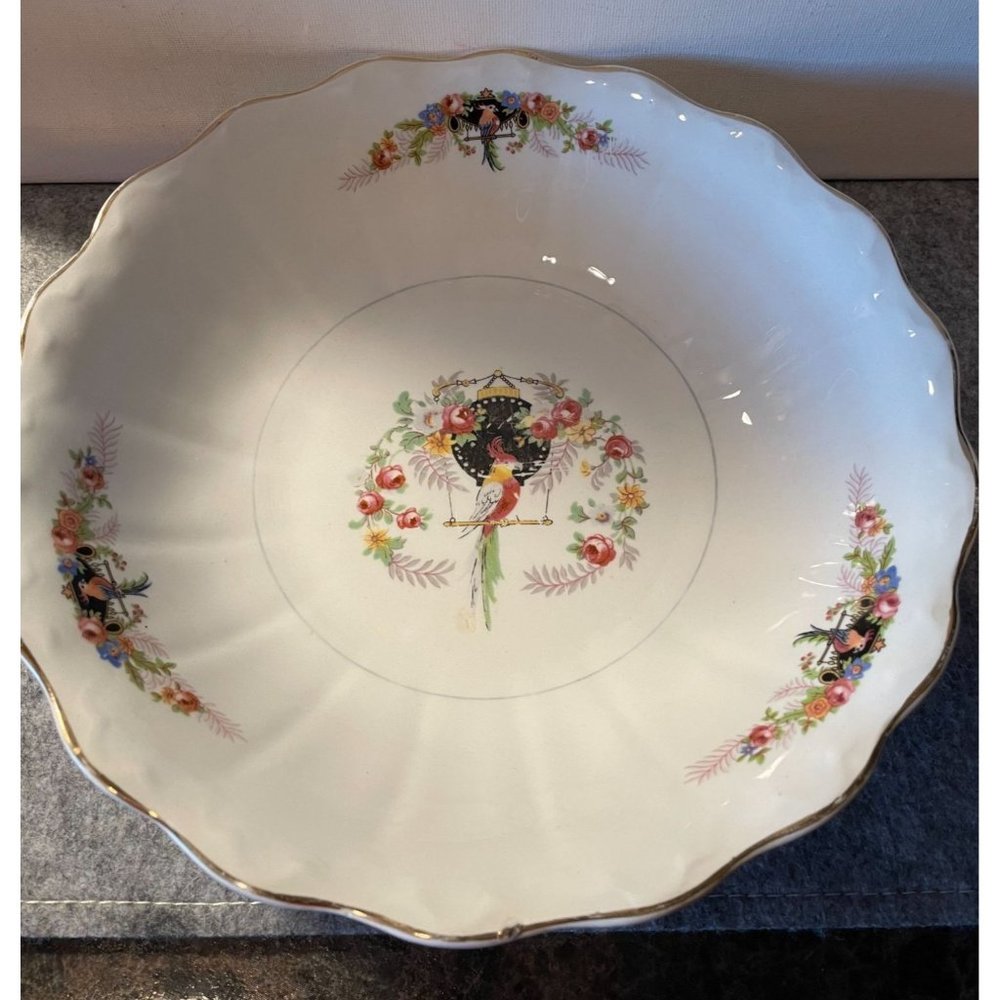 Vintage Rare Penn China Serving Bowl  9.5 inches  #1213